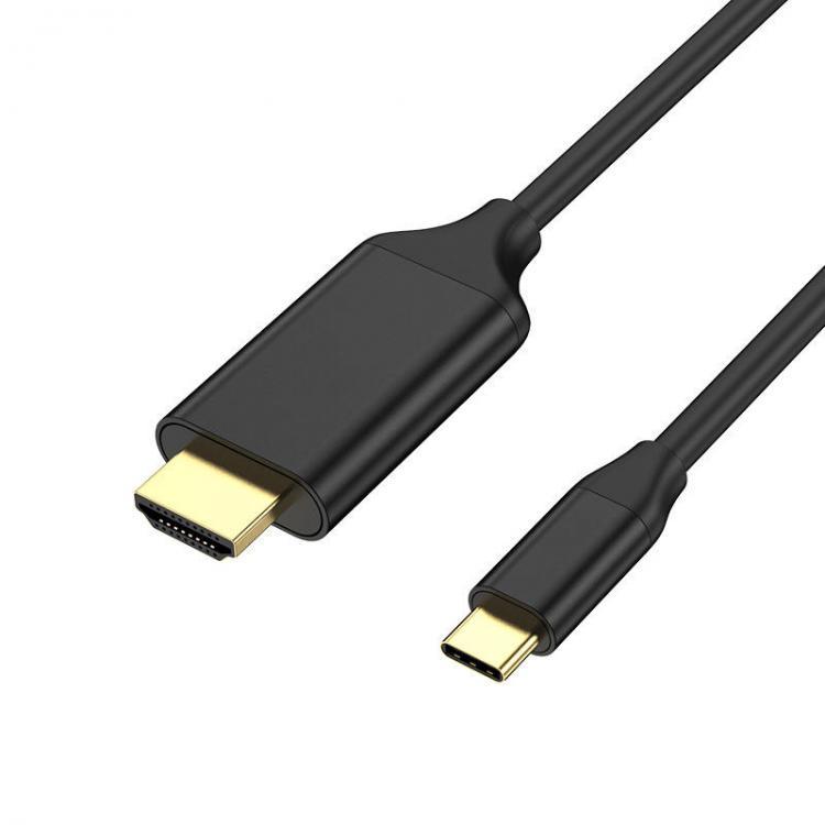 shopping כבלים וחיבורים Type-C to HD Cable 1.8m Support 4K 60Hz USB3.1 10Gbps hdmi Cable Video Cable for Monitor Projector TV with High-definition VGA Sig