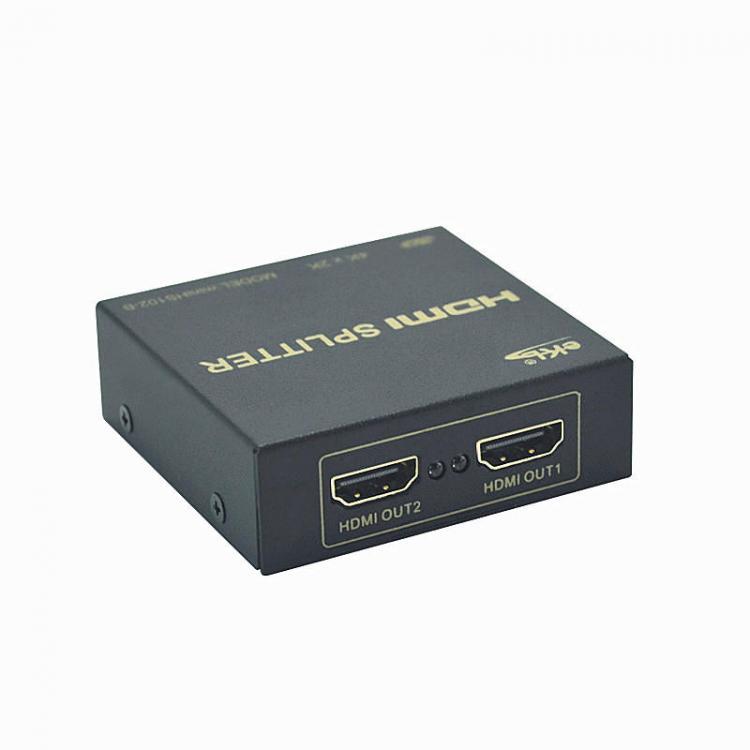 shopping כבלים וחיבורים EKL 1 In 2 Out Full HD 3D 4K*2K 1080P Video Hdmi Splitter Adapter for HDTV
