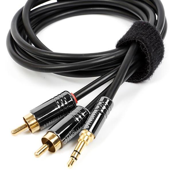 shopping כבלים וחיבורים AC11 Audio Cable One to Two 3.5mm Turn 2RCA Audio Cable Double Lotus Audio Cable AV Cable
