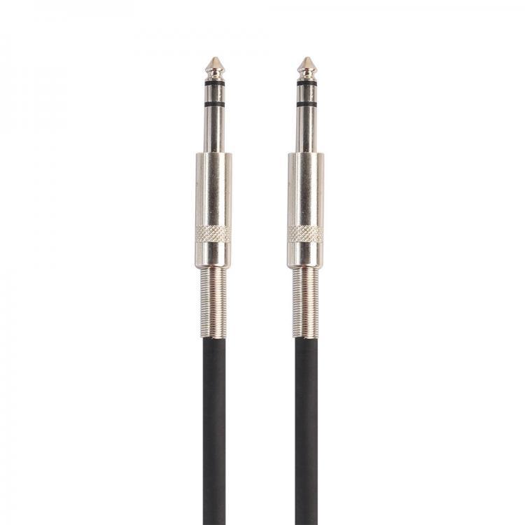 shopping כבלים וחיבורים REXLIS 3044 1/ 1.8/ 3M 6.35 Stereo Male To Male Electric Guitar Audio Cable
