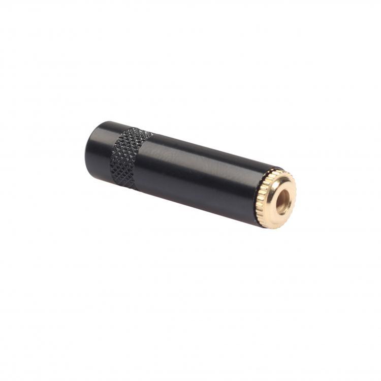 shopping כבלים וחיבורים REXLIS 3.5mm Female Soldering Plug TC227 Black Jack Audio female Jack 3 pole Stereo Socket Gold Plated Wire Connector Earphone Aud