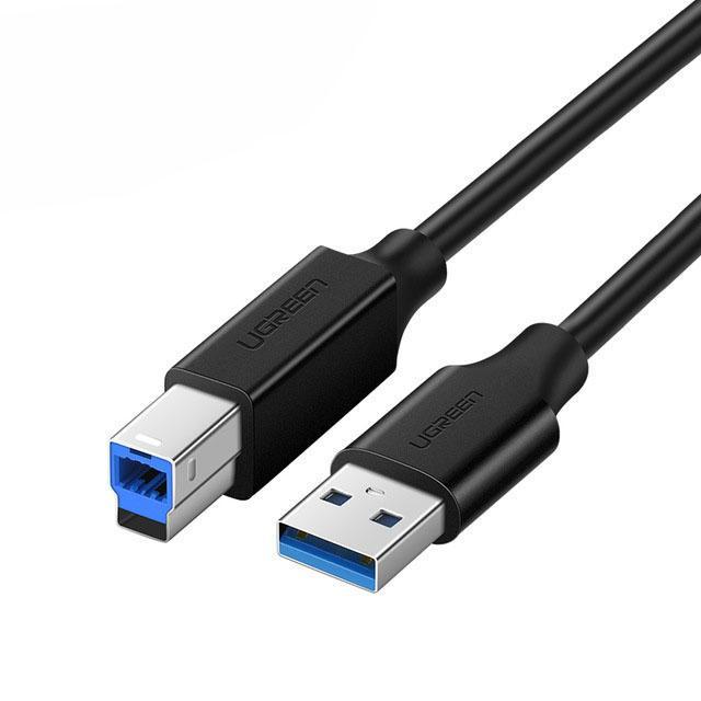 shopping כבלים וחיבורים Ugreen USB Printer Cable USB3.0 Type B Male to Male USB 3.0 Cable Printer Adapter for Canon Epson HP ZJiang Label Printer DAC USB 