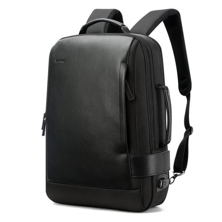 shopping תיקי לפטופ BOPAI 20L 15.6 inch USB Chargering Backpack Large Capacity Simple Causal Anti-thief Waterproof Business Nylon Laptop Bag