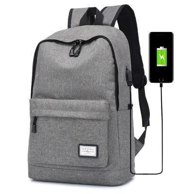 shopping תיקי לפטופ DXYIZU USB Charging Backpack Youth Fashional College Wind Bag Outdoor Travel Laptop Bag