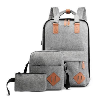 shopping תיקי לפטופ 3 in 1 15.6 inch Laptop Bag with USB Charging Port Lagrge Capacity Nylon Classic Business Outdoor Stylish Backpack Scratchproof Br