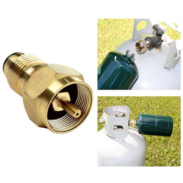 shopping קמפינג וטיולים IPRee&reg; Camping Cooking Stove Converter Propane LP Gas Regulator Valve Refill Adapter Cylinder Tank Converter