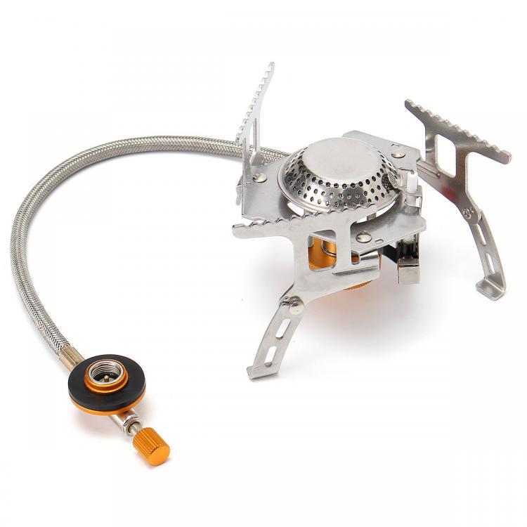 shopping קמפינג וטיולים IPRee&trade; Camping Picnic Gas Stove Burner Portable Mini Windproof Butane Cooker 3500W