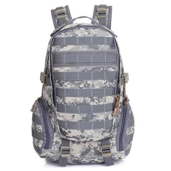 shopping קמפינג וטיולים Outdoor Nylon Backpack Rucksack Camping Hiking Trekking Camouflage Bag Pack