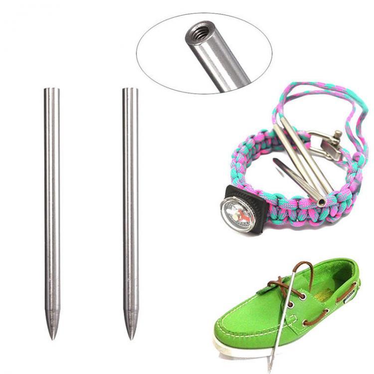 shopping קמפינג וטיולים IPRee&reg; 3MM 550 Paracord Fid Lacing Stitching Weaving Needle Stainless Steel Works For Laces Strings
