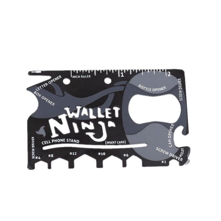 shopping קמפינג וטיולים IPRee&reg; EDC Card Cutter Stainless Steel Pocket Mini Survival Multifunctional Tools Kit