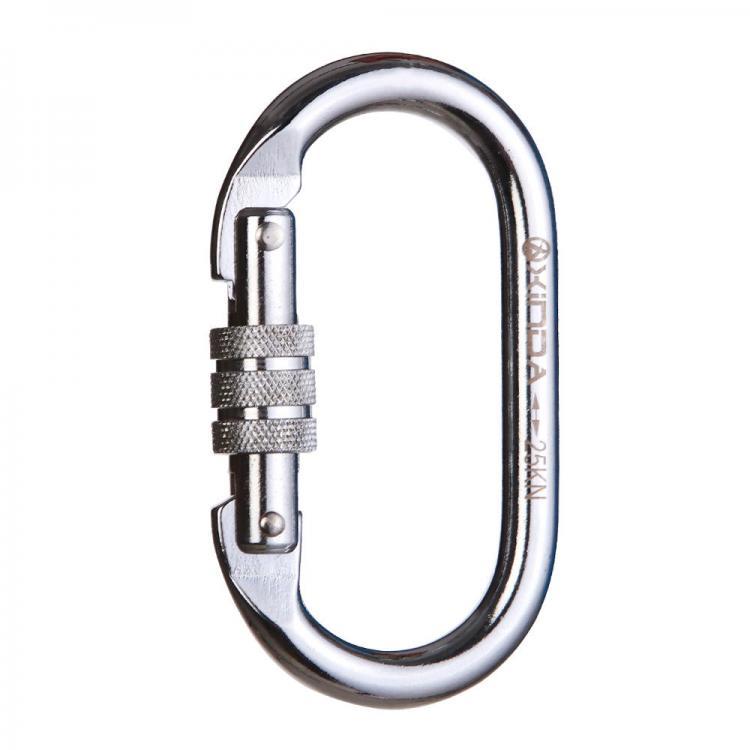 shopping קמפינג וטיולים Xinda Alloy Steel O-Shaped Carabiner Buckle For Mountaineering Rock Climbing