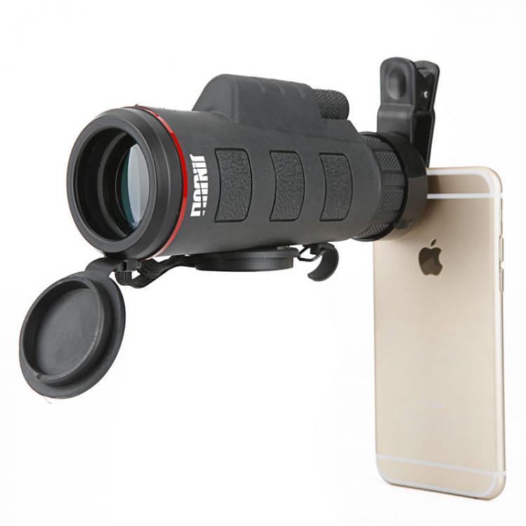 shopping קמפינג וטיולים JINJULI 40x60 HD Mobile Telescope with Compass Portable Handheld Night Vision Low Light Binoculars