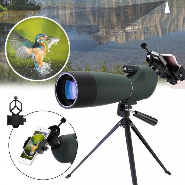 shopping קמפינג וטיולים LUXUN 25-75X70  HD Waterproof BAK4 Optic Zoom Len Monocular Eyepiece Telescope
