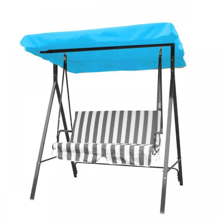 shopping קמפינג וטיולים Outdoor 3 Seater Garden Swing Chair Replacement Canopy Spare Fabric Sun Dust Waterproof Cover
