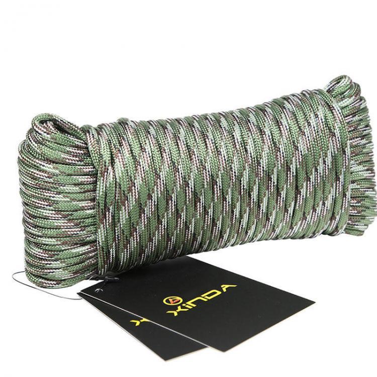 shopping קמפינג וטיולים Xinda 31M Outdoor Climbing Safety Rope Rescue Survival Auxiliary Paracord String Cord 9 Cores