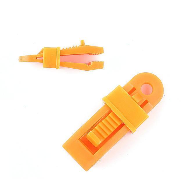 shopping קמפינג וטיולים Outdoor Tent Awning Canopy Windshield Plastic Clip Buckle Wind Rope Fixing Accessories