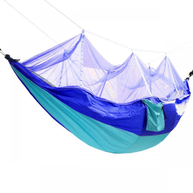 shopping קמפינג וטיולים Outdoor Mosquito Net Double Hammock Hanging Swing Bed Parachute Nylon For Camping Travel
