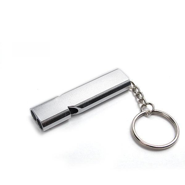 shopping קמפינג וטיולים IPRee Outdooors Survival Whistle Emergency Self Rescue Double-Barrelled Whistle Aluminum Alloy