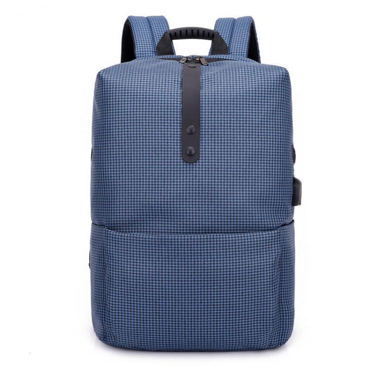 shopping קמפינג וטיולים 21L USB Backpack Stripe Business Bag 15.6 Inch Laptop Bag Anti Theft Travel Waterproof Polyester Storage Bag