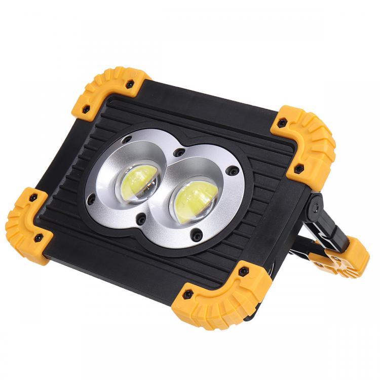 shopping קמפינג וטיולים 350W COB Flood Light LED Camping Light USB Rechargeable IP42 Waterproof 3 Mode Emergency Work Light