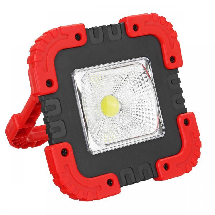 shopping קמפינג וטיולים Portable 50W 1000LM Solar LED Work Light COB Camping Lamp USB Rechargeable Flood Spot Lamp Hand Light