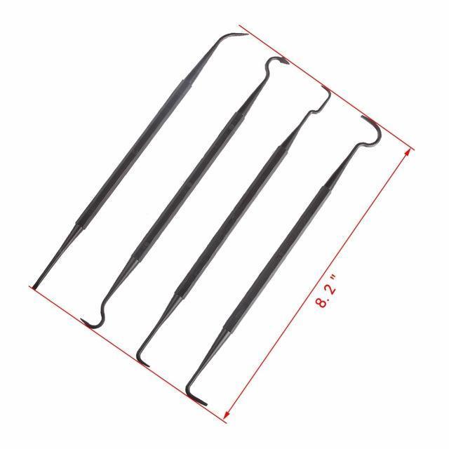 shopping ציוד דיג וציד Hunting 4Pcs/Set Double Ended Nylon Pick Set Gun Cleaning Tool Airsoft Portable BrushTube Kit