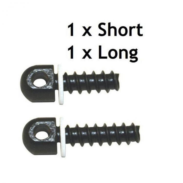 shopping ציוד דיג וציד 1PC Short+1 PC Long Sling Swivel Screw Fits Most &amp; Shotgun Accessories