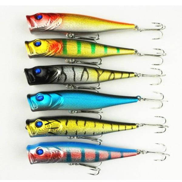 shopping ציוד דיג וציד ZANLURE Artificial Baits Poper Crankbaits Fishing Lures Bass Hook