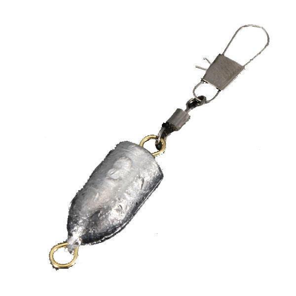 shopping ציוד דיג וציד 20pcs 11g Fishing Sinker Fishing Rolling Swivel Sea Fishing Lead Weights Sinkers