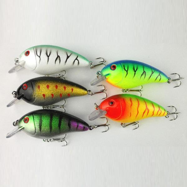 shopping ציוד דיג וציד ZANLURE 8.5cm Biomimetic Minnow Fishing lures Bass Hooks