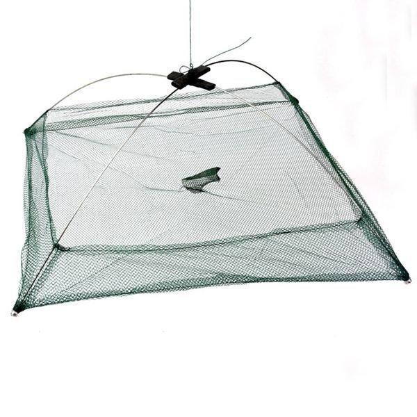 shopping ציוד דיג וציד Foldable Fishing Trap Baits Cast Crab Minnow Crawdad Shrimp Dip Net