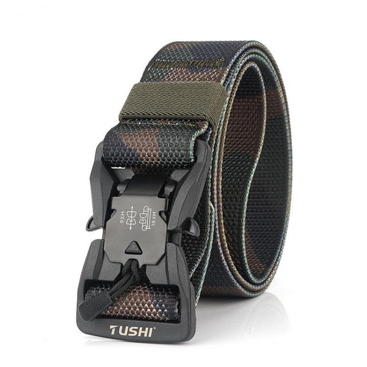 shopping ציוד דיג וציד TUSHI CM9S 125cm Magnetic Buckle Heavy Duty Tactical Belt Camouflage Quick Release Nylon Waist Belt