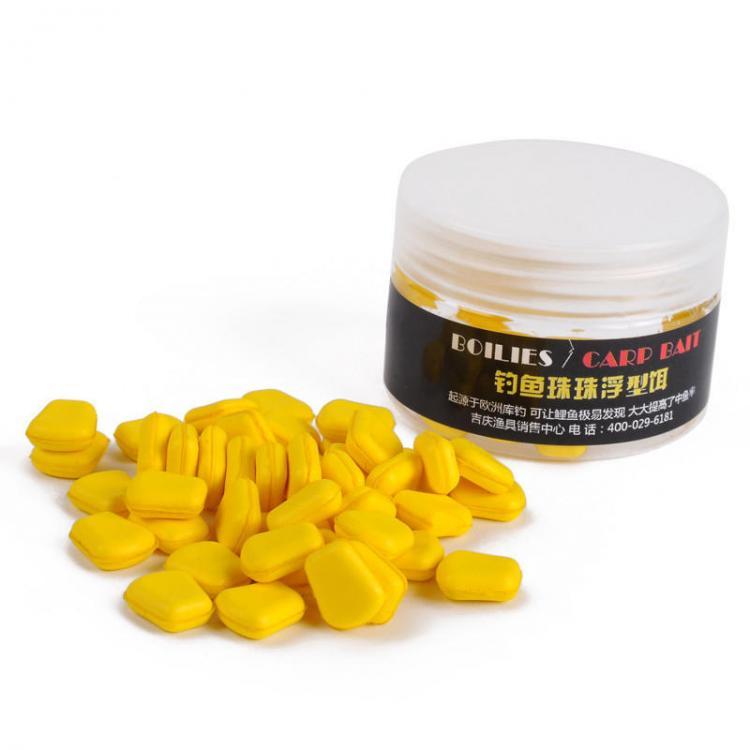 shopping ציוד דיג וציד 20Pcs/Box Smell Soft Fishing Lure Floating Smell Ball Beads Feeder Carp Artificial Bait