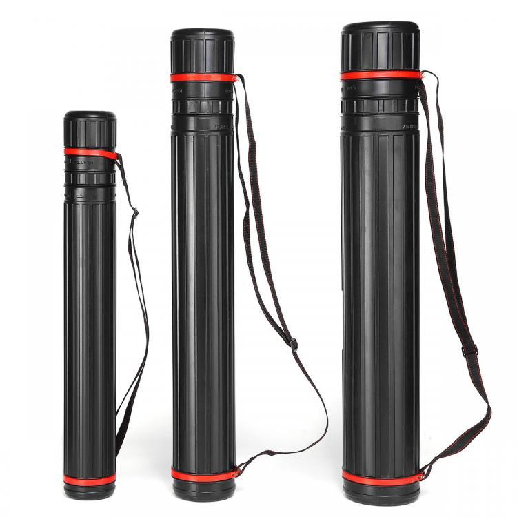shopping ציוד דיג וציד Hunting Arrow Quiver Black Drawing Picture Storage Tube Poster Scroll Holder Painting Drafting