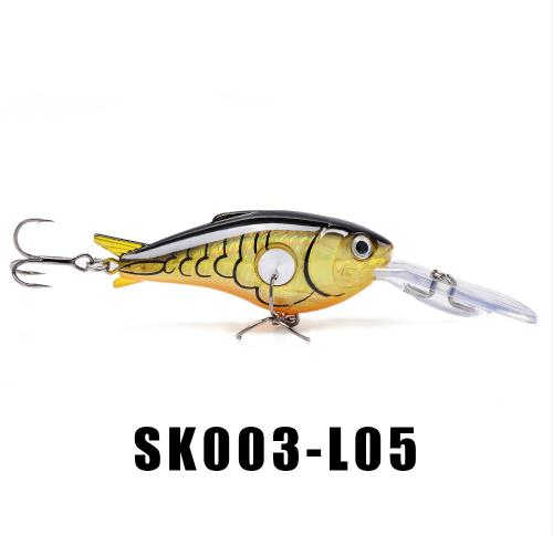 shopping ציוד דיג וציד SeaKnight SK003 1PCS Fishing Lures Floating 1.8M-3.9M 55mm 10g Crank Artificial Hard Fishing Bait