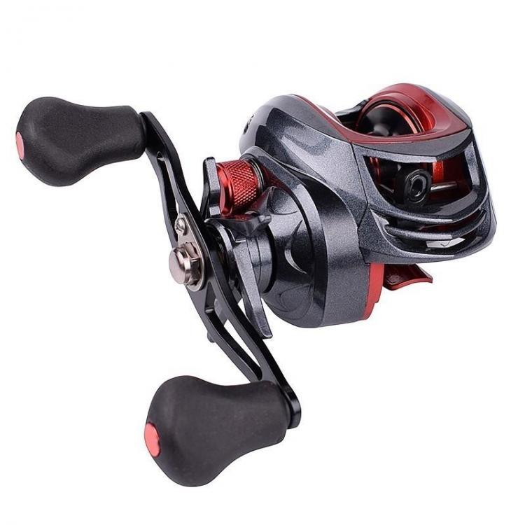 shopping ציוד דיג וציד ZANLURE LF300 7.2:1 High Ratio Fishing Reel Left Right Hand 5.5kg Drag Saltwater Baitcasting Wheel