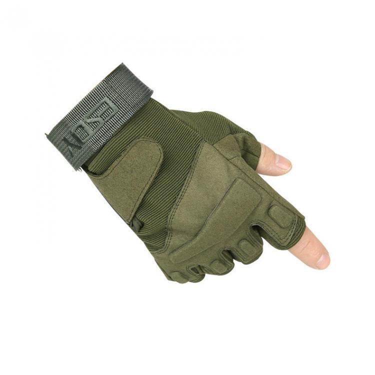 shopping ציוד דיג וציד ESDY  Men Half Finger Army Military Tactical Lifting Soft Gloves Outdoor Sports Gym