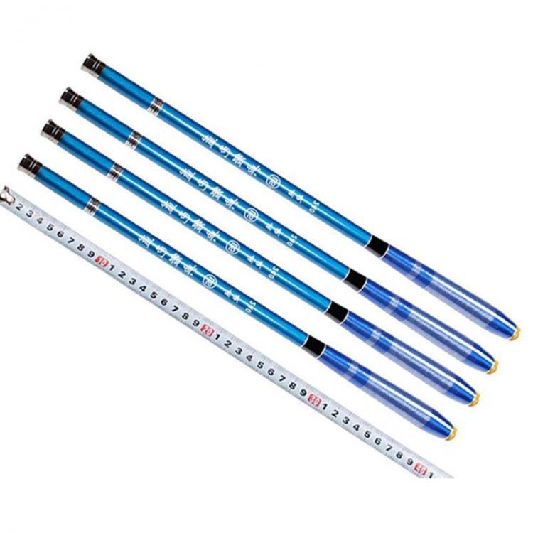 shopping ציוד דיג וציד ZANLURE 1.8-4.5m High Carbon Fiber Telescopic Fishing Rod Ultralight Handhold Fishing Pole