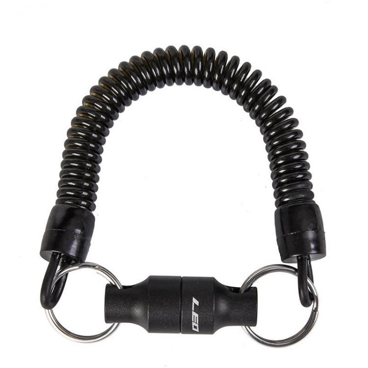 shopping ציוד דיג וציד LEO 1pc Fly Fishing Magnetic Hanging Buckle With Spring Line Release Net Holder Buckle Fishing Tool