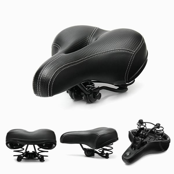 shopping אופניים, קורקינט וציוד רכיבה Bicycle Cycling Big Bum Saddle MTB Bike Seat Wide Soft Pad Comfort Road Bike Cushion
