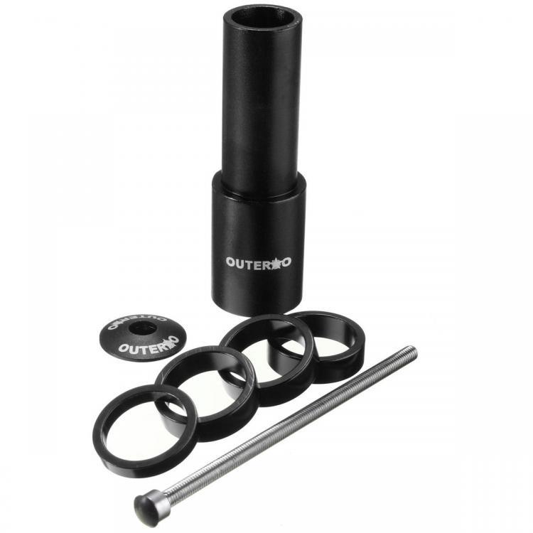 shopping אופניים, קורקינט וציוד רכיבה BIKIGHT Bicycle MTB Bike Handlebar Fork Stem Riser Rise Up Extender Head Up Adaptor