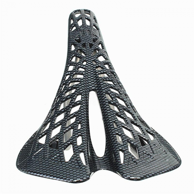shopping אופניים, קורקינט וציוד רכיבה BIKIGHT 280 * 135MM Carbon Mountain MTB Road Bicycle Bike Cycling Hollow Light Weight Saddle Seat