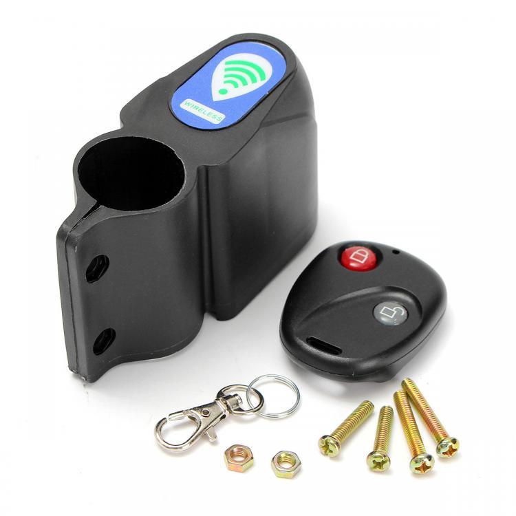 shopping אופניים, קורקינט וציוד רכיבה BIKIGHT Bike Alarm Anti Theft Lock with Wireless Remote Control Cycling Bicycle Bike Security