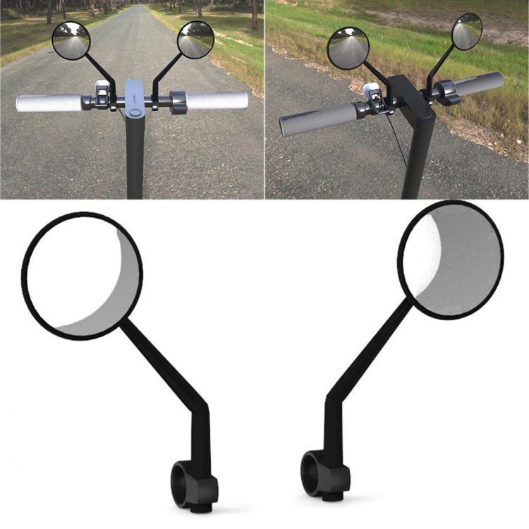 shopping אופניים, קורקינט וציוד רכיבה BIKIGHT 2pcs Scooter Rearview Mirror Convex Mirror for XIAOMI Scooter Accessory Large View Rotatable