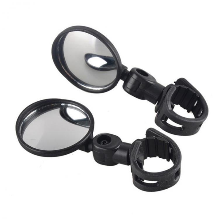 shopping אופניים, קורקינט וציוד רכיבה BIKIGHT 1pc Mini Adjustable 360&deg; Rotation Bike Mirror Cycling Bicycle Handlebar Flexible Rearview Mirror