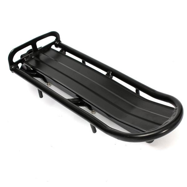 shopping אופניים, קורקינט וציוד רכיבה Black Extendable Bicycle Seat Post Beam Rear Rack