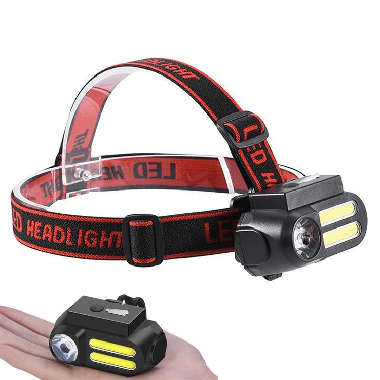 shopping אופניים, קורקינט וציוד רכיבה XANES&reg; NF-611 LED + 2COB 650LM 4 Modes Headlamp 90&deg;Rotatable Multifunctional USB Rechargeable Headlamp Waterproof 