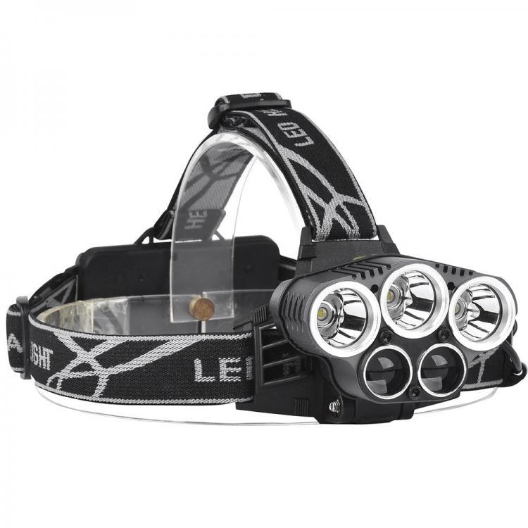 shopping אופניים, קורקינט וציוד רכיבה XANES 2309-A 1500 Lumens Bicycle Headlight 6 Switch Modes 3 x T6 + 2 x LTS White Light Adjustable HeadLamp