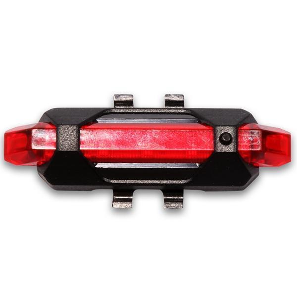 shopping אופניים, קורקינט וציוד רכיבה USB Rechargeable Bike Tail Light LED Safety Warning Light