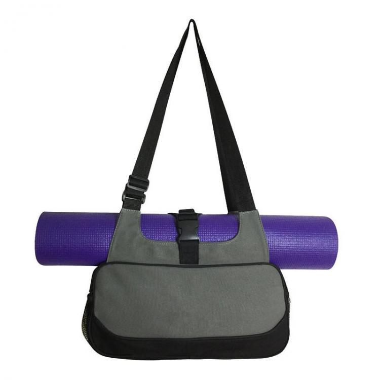 shopping כושר Yoga Mat Canvas Bag Multifunctional Backpack Shoulder Messenger Sport Bags For Women Fitness Duffel